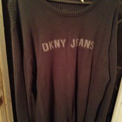 D.K.N.Y.  J E A N S - back logo wool sweater