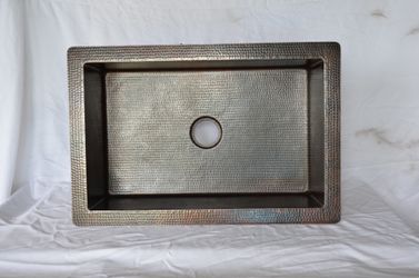 33”x22”x9” Hand Made Copper Kitchen Sink