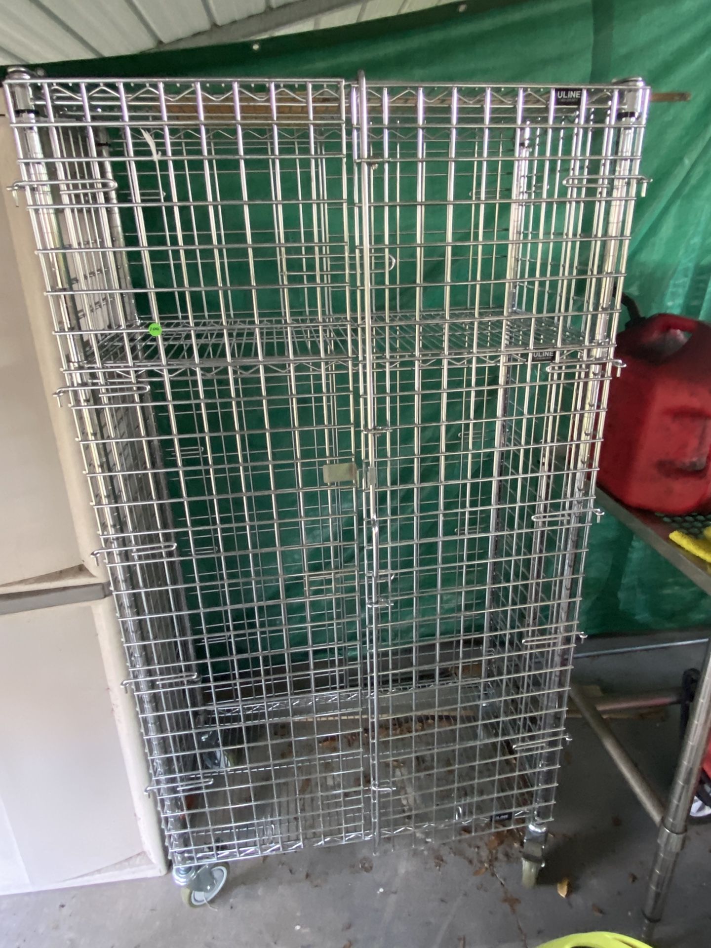 4’ X 6’ X 2’ Security Rolling Cage Cabinet Lockable