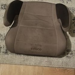 CHILD BOOSTER SEAT, GRAY/BLACK.$10