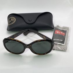 New Women’s Ray-Ban Havana Round Sunglasses 