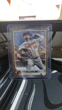 Alex wells numbered card