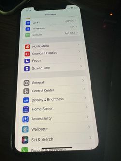 iPhone X 64GB Factory Unlocked - 96% Battery - Clean