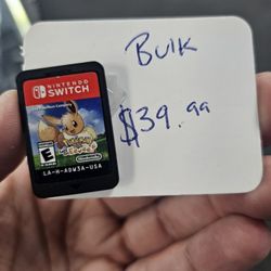 Pokemon: Let's Go Eevee. ASK FOR RYAN.