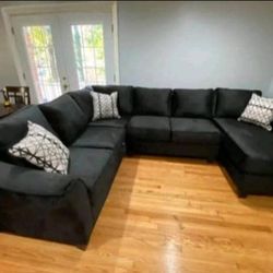 Comfortable Upgrade black sectional couch 
