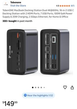 TobenONE MacBook Docking Station