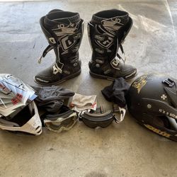 Used dirt best sale bike gear