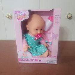 New --  Play Right Baby Bella 12" Doll Set