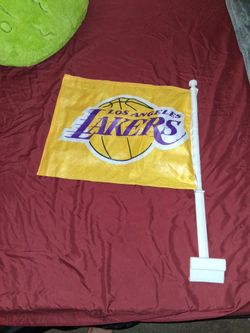 Los Angeles Lakers flag for car