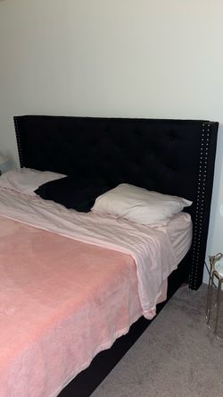 Black Tuft Bed Frame