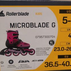 ROLLERBLADE Kids US 5-8 New In Box