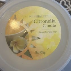 New Citronella Candle