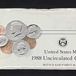 1988 Uncirculated coins set