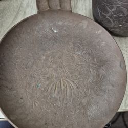 vintage Brass ashtray 5 and  1\2 inch