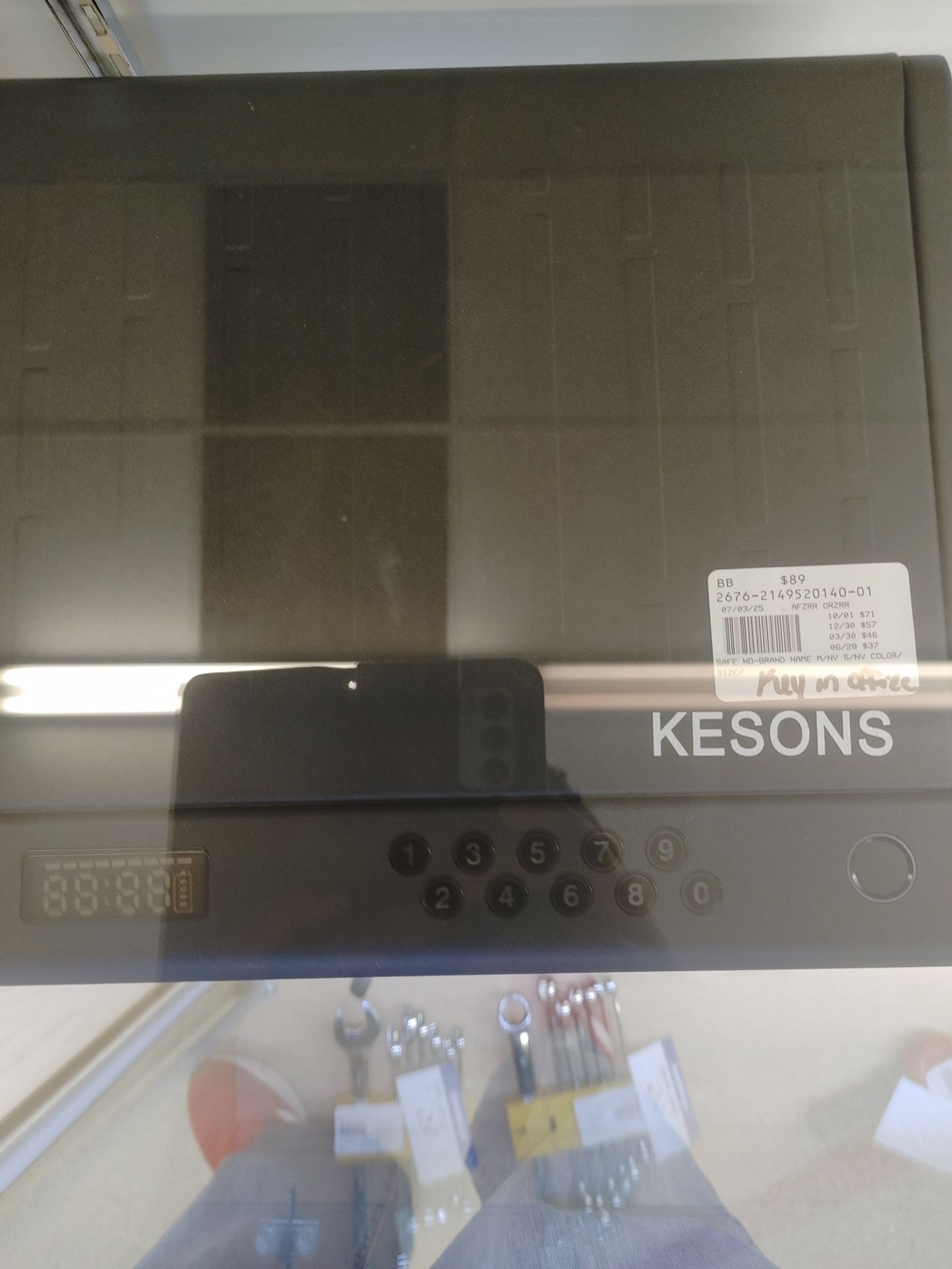 Keson Safe With Button PW And Fingerprint As Well Great Deal