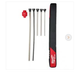 Milwaukee AIR-TIP 1-1/4 in. - 2-1/2 in. Long Reach Flexible Hose Set Wet/Dry Shop Vacuum Attachment (5-Piece)