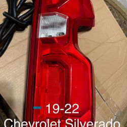 19-22 Chevrolet Chevy Silverado Truck Tail Light New 