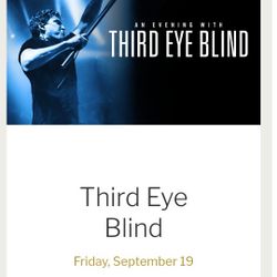Third Eye Blind Concert Friday September 19