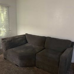 Dark Gray Sectional Sofa – Great Condition!