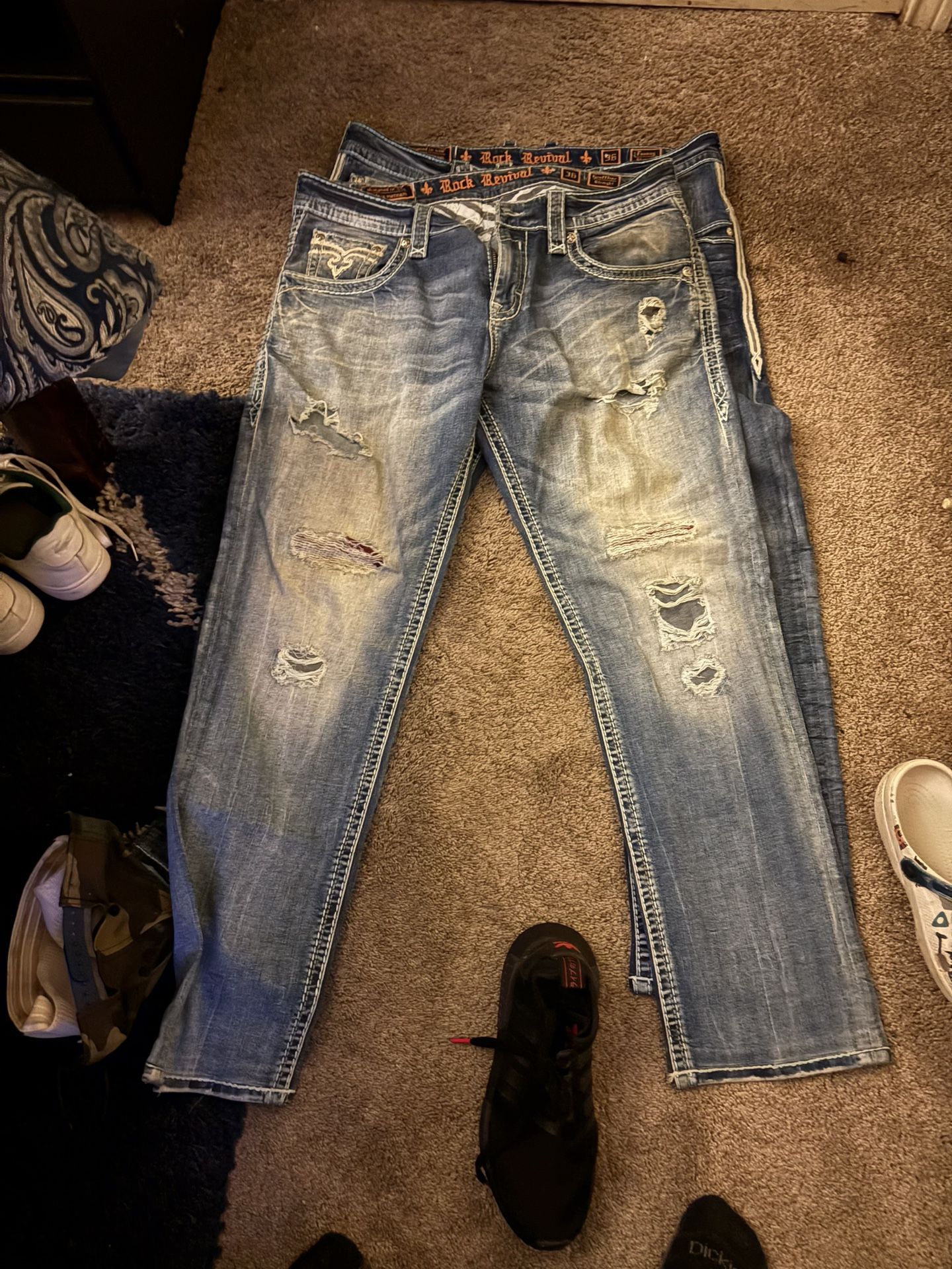 Rock Revival Jeans And Shorts 36/32 Clothing