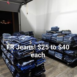 Jeans FR And Regular Jeans All Sizes Available! 