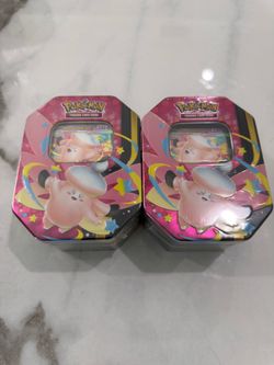 Sealed Pokemon Mega Moonlit Tins - Mega Clefable