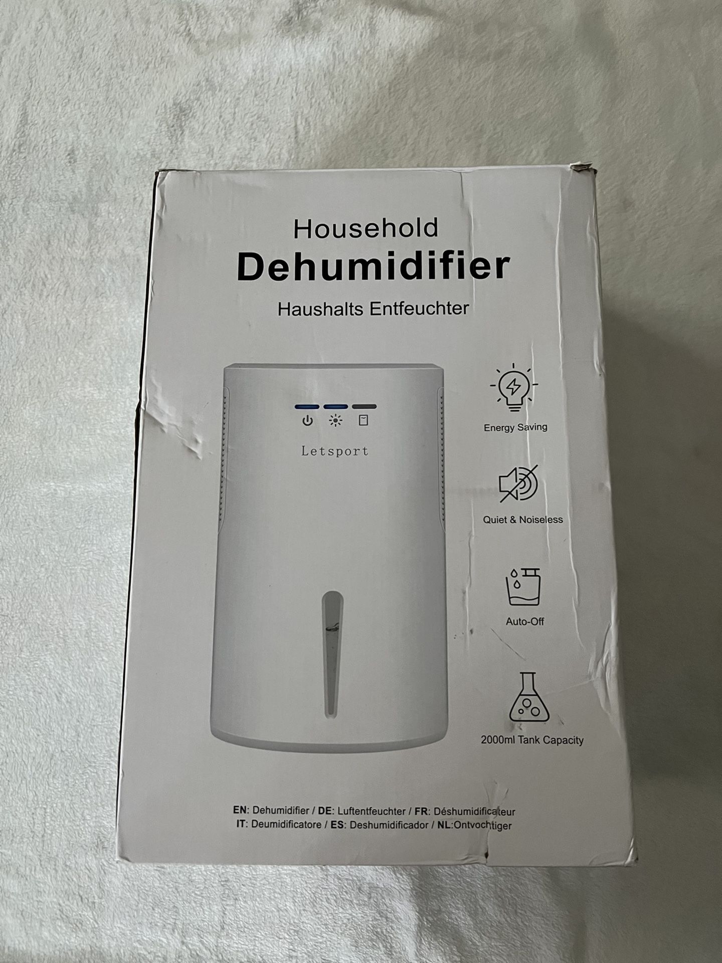 LetSport Upgraded Household Dehumidifier