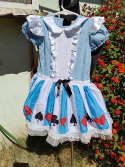 Child's Alice in wonderland costume size 3t