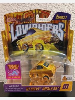 MGA Car Tuned Lowriders Series 1 ‘67 Chevy Impala SS #01 L.E.D. Lighting
