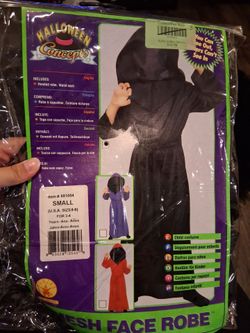 Kids Mesh Face Robe Costume