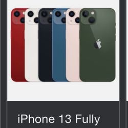 FACTORY UNLOCKED IPHONES 13 128 Gb 