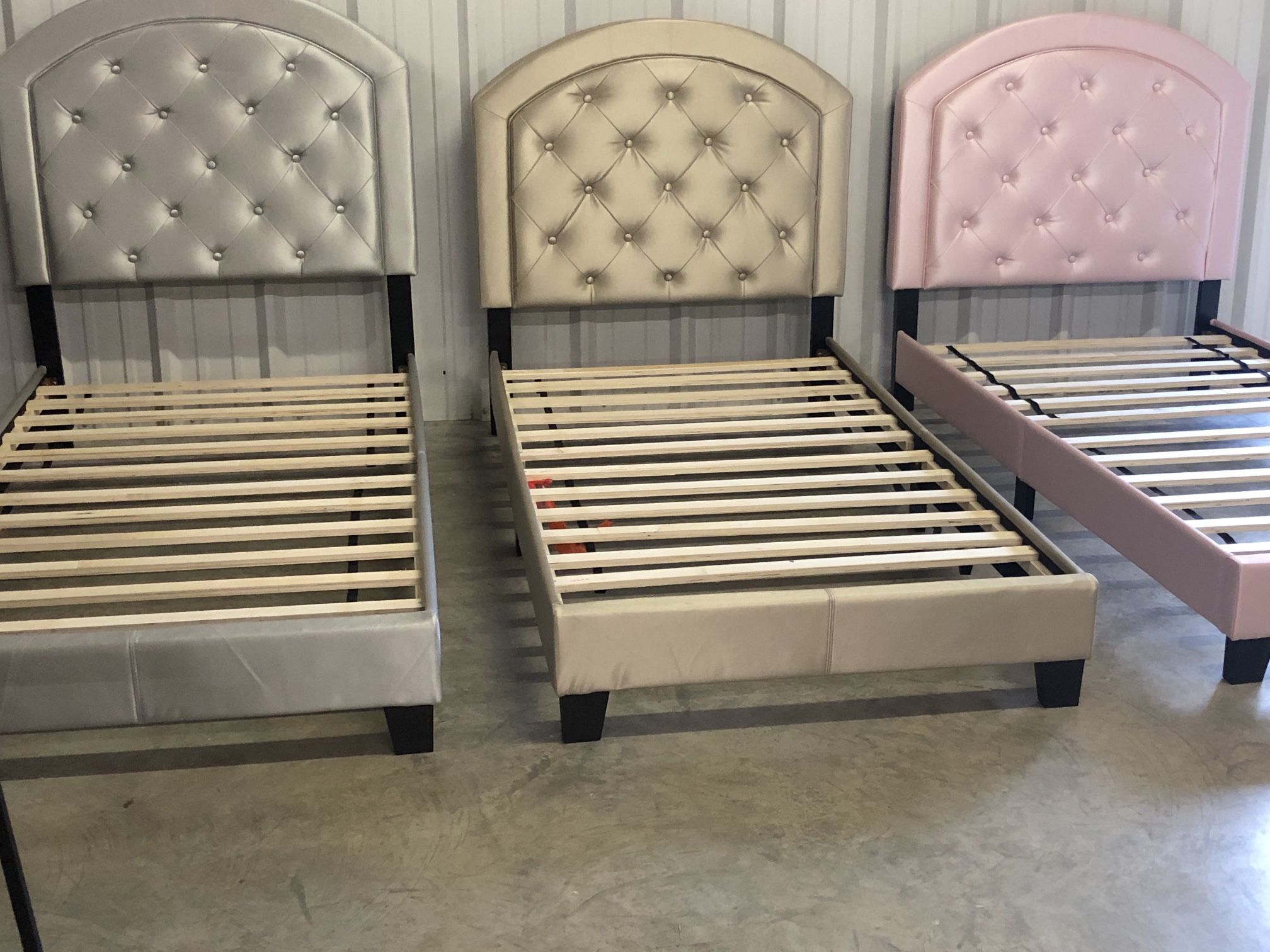 Twin size beds in stock just in time for the holidays hurry for best selection $250 per bed