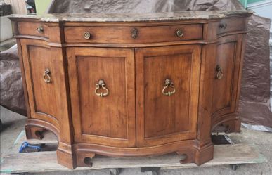 Century Furniture Co Venice Collection, Serving Buffet Sideboard with Marble Top