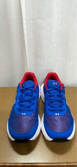 Under Armour boys' trainers, size 6, blue and red