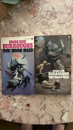 Edgar Rice Burroughs Moon trilogy