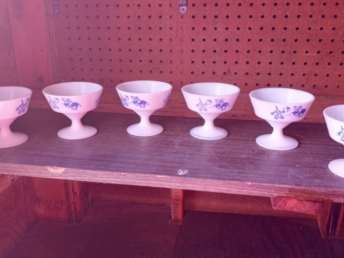 Vintage Milk Cups