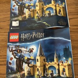 LEGO Harry Potter Hogwarts Whomping Willow 75953 Instruction Manuals Only #1,2