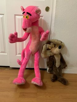 Pink Panther and Wiley coyote