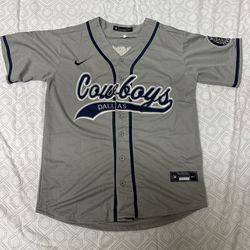 Micah Parsons Gray Dallas Cowboys Baseball Jersey