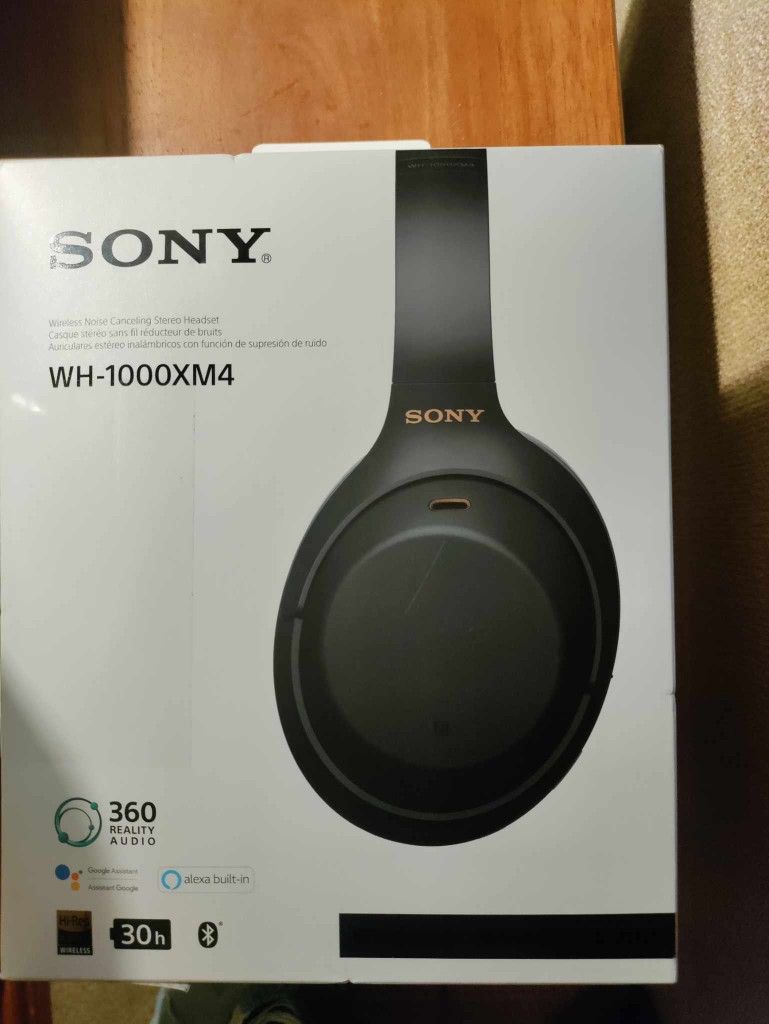 Sony Headphones WH-100MX4 Noise Cancelation 