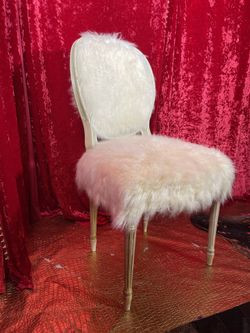 Faux Fur Chair 
