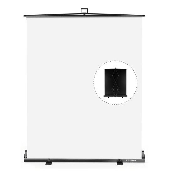 Ramsay Collapsble White Backdrop Screen