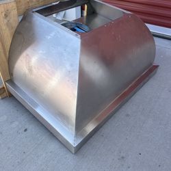 Custom Made Stainless Steel Hood With Exhaust Fan