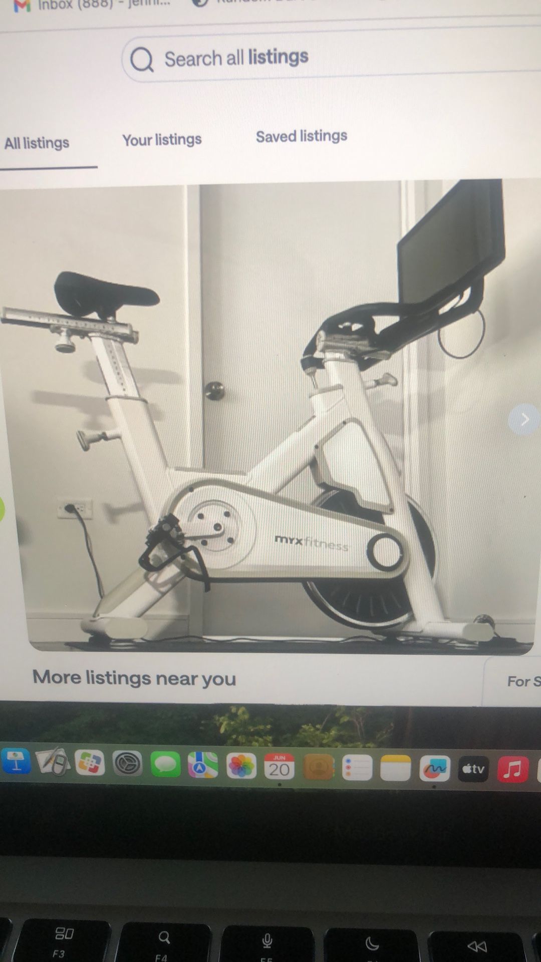 MYX fitness bike (white)
