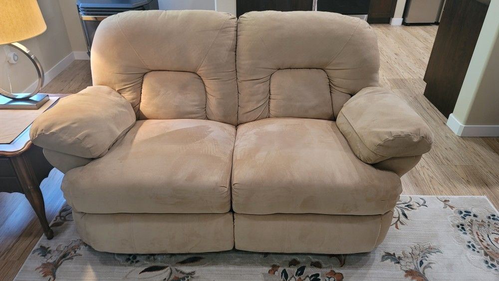 Beige Couch Loveseat