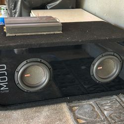 Dual 6.5 Memphis Mini Mojo - Sub.  Alpine Flex 5 1000watt Amp