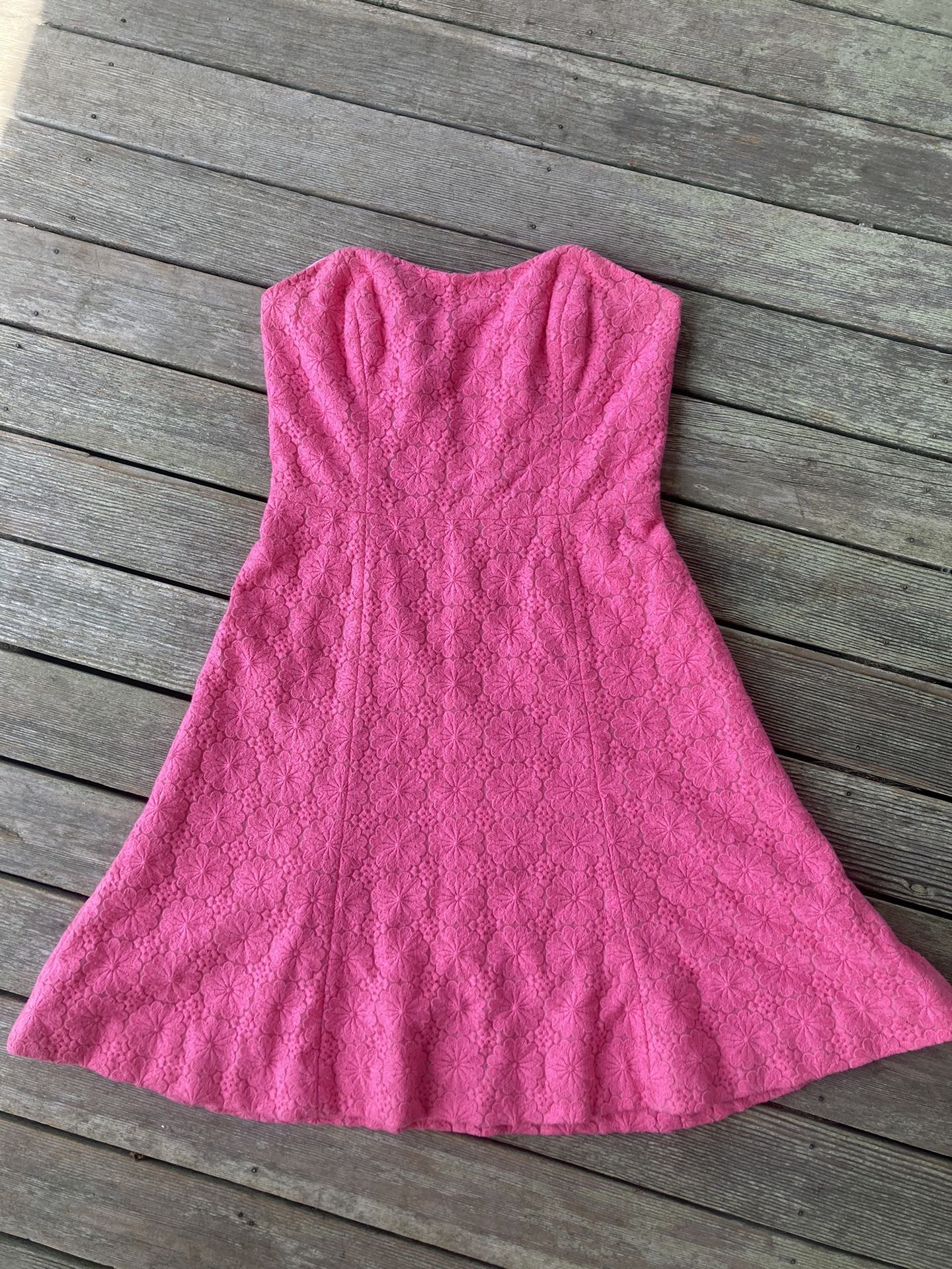 LILLY PULIZER Hot Pink Dress Sz 4