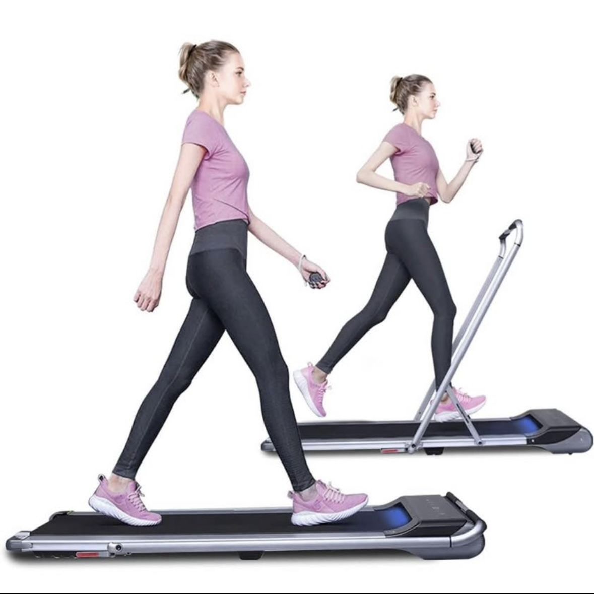RHYTHM FUN Portable Folding Slim Treadmill