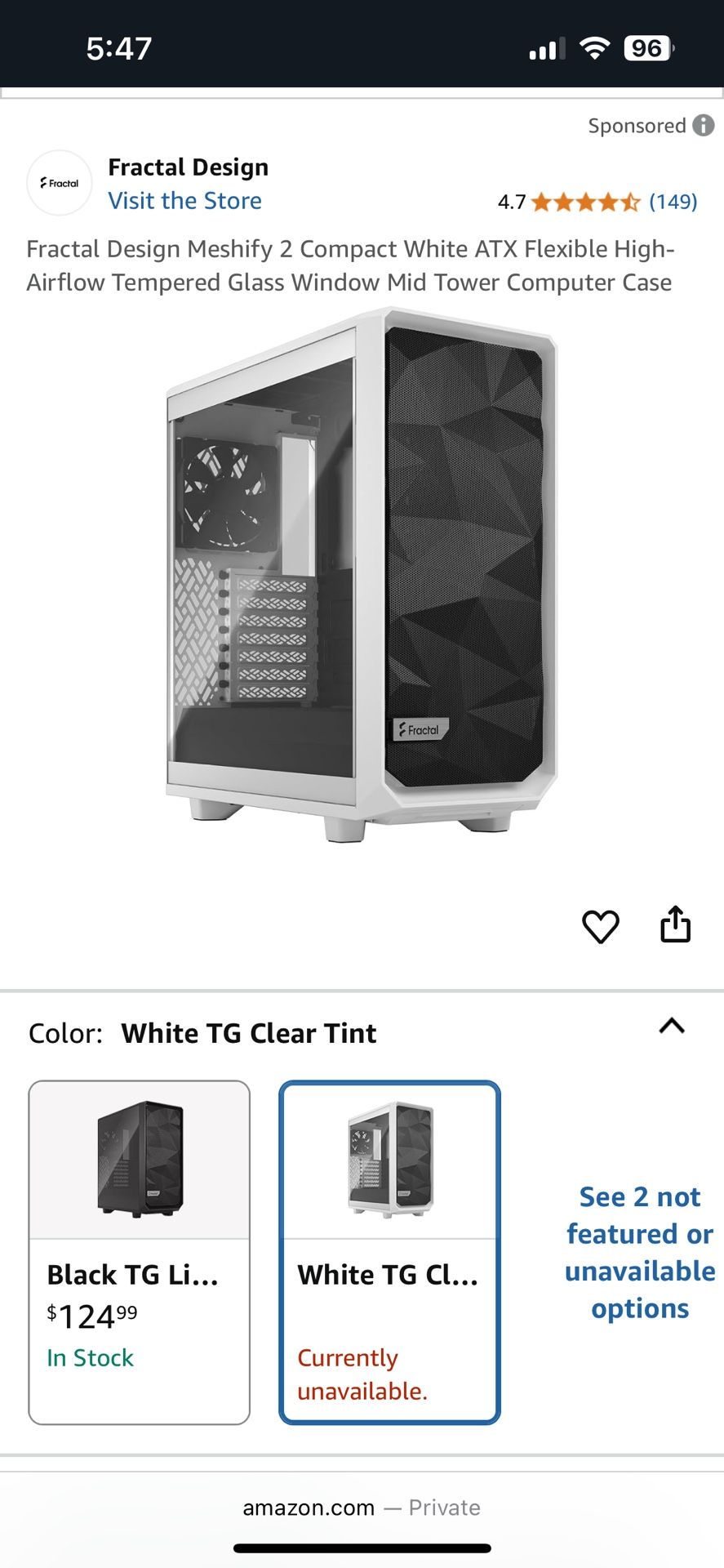 Fractal Design Meshify Case