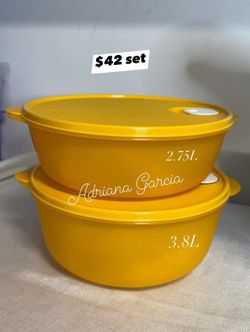 Tupperware Crystalwave Microwave Bowl Set